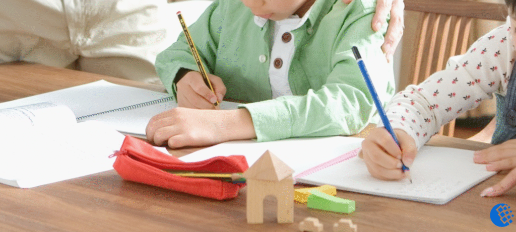 parents support child online tutoring journey