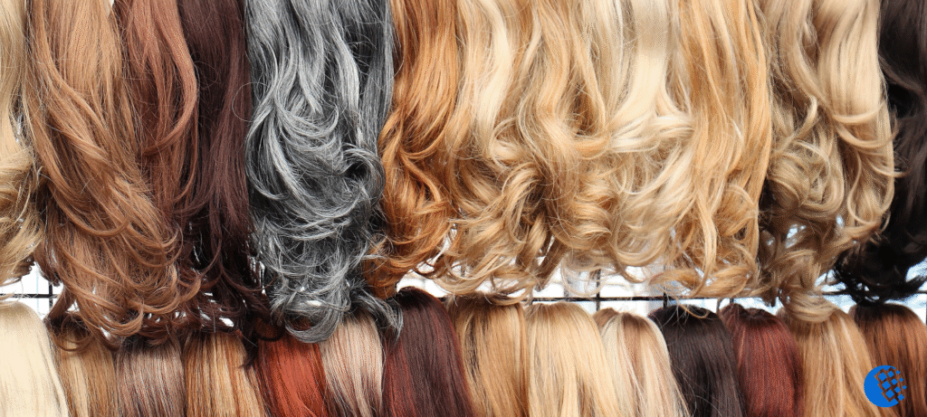 human hair half wigs