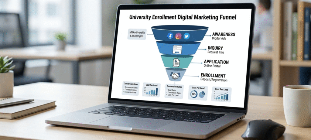 student enrollment lead generation funnel