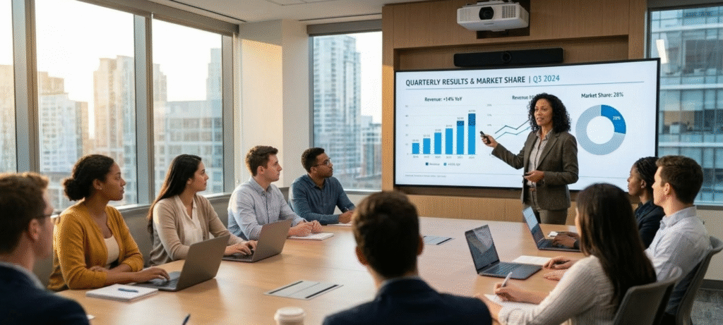 what are platform presentation skills in workplace presentation