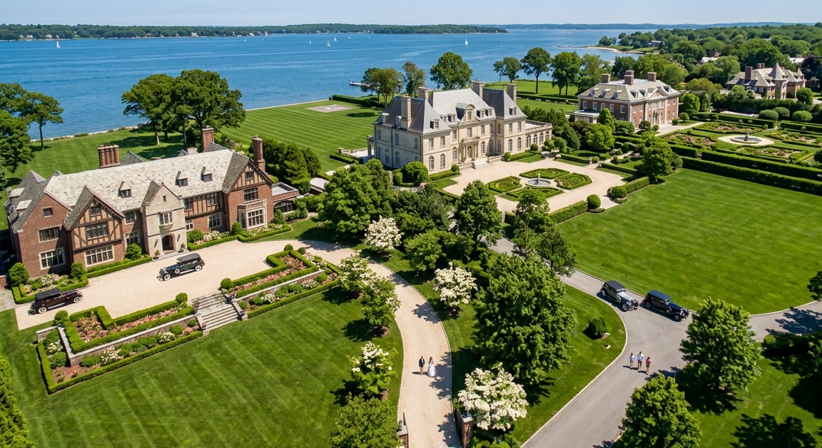 Gold Coast mansions on Long Island’s North Shore