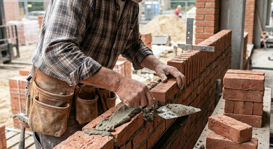 Installing Soldier Course Brickwork