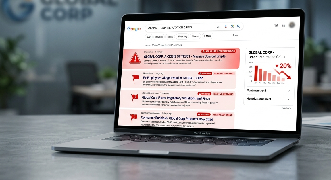 Reputation Crisis in Search Results