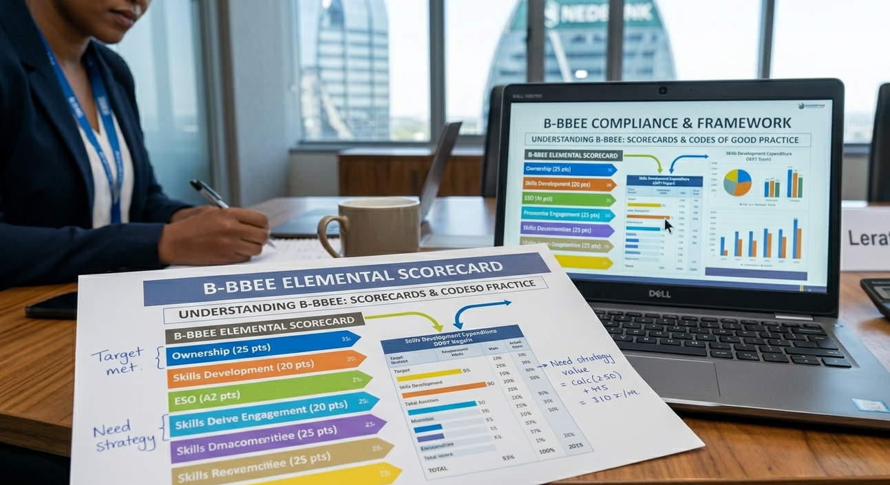 Understanding B-BBEE scorecard structure and compliance framewor