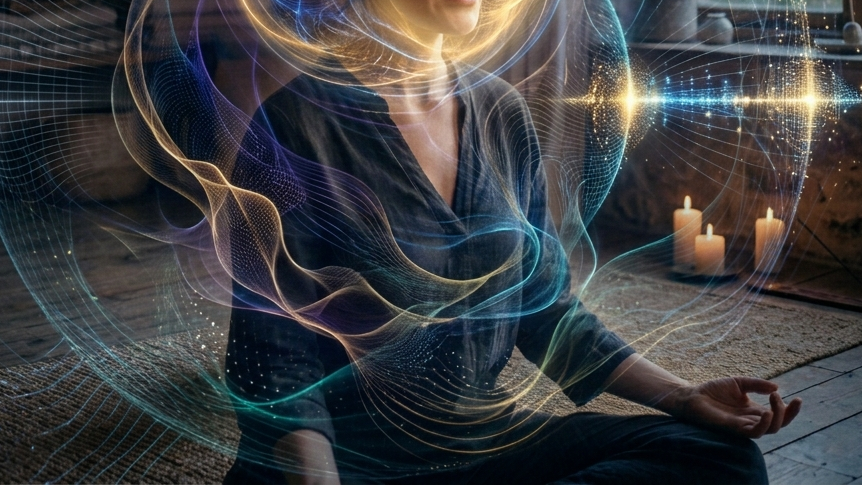 energy frequency and vibration healing concept