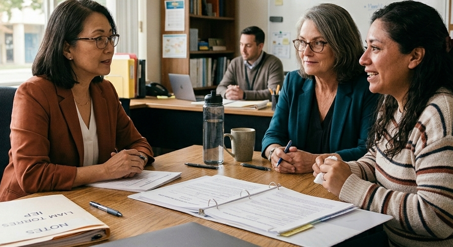 iep meeting advocacy support special education classroom collaboration