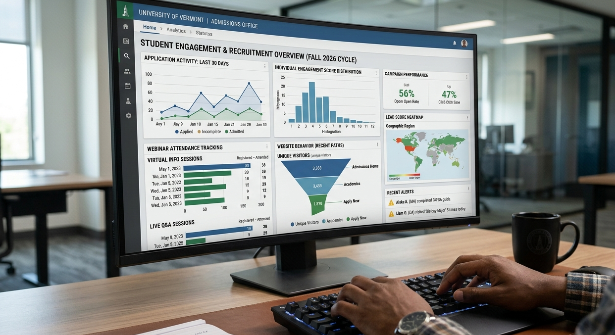 Student Engagement Tracking in Higher Education CRM