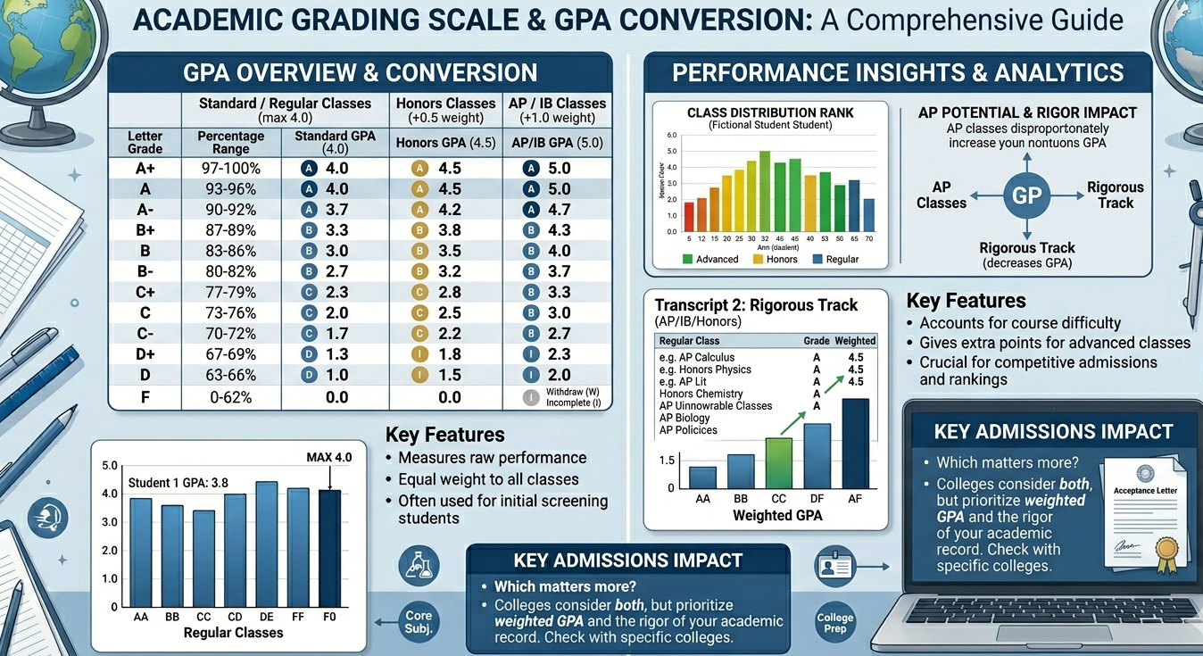 high school grading scale system