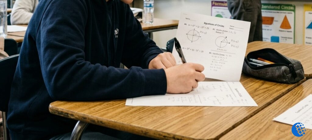 homework 8 equations of circles answers