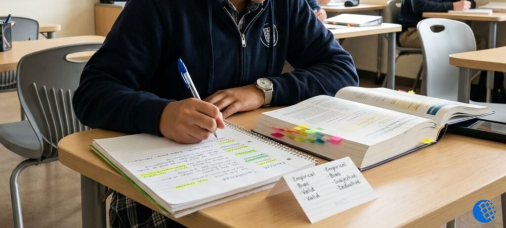 key academic vocabulary and definition associated with topicquestion