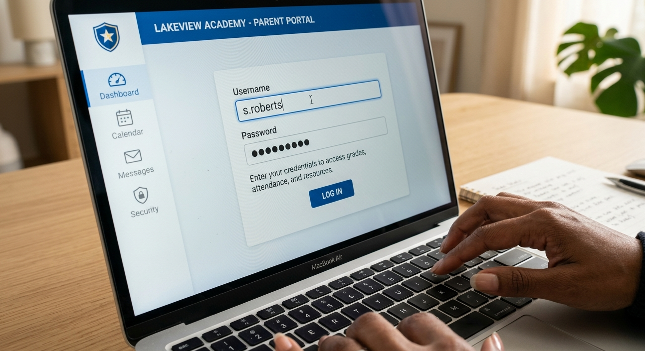 secure school login system