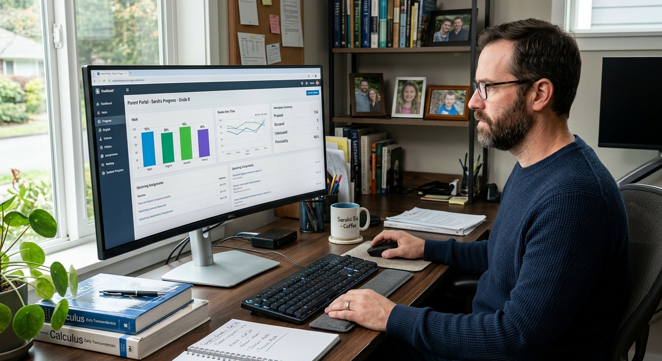 student academic dashboard