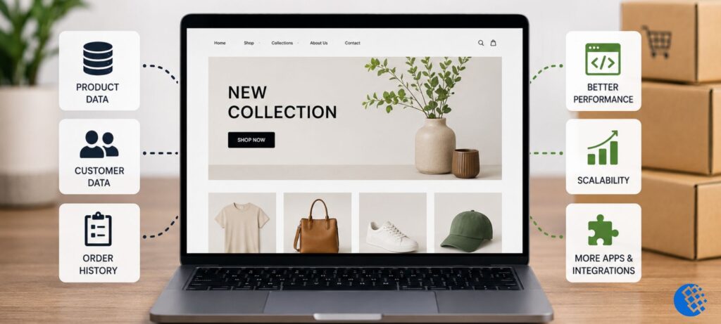 transfer from Wix to Shopify