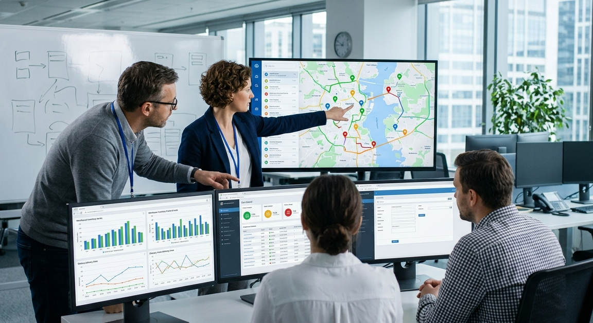 Custom Logistics Operations Dashboard