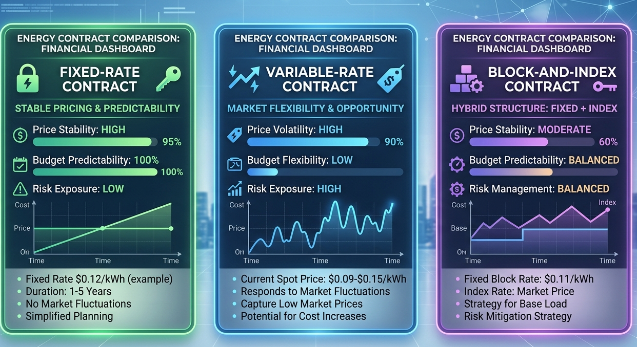 Energy Contract Types Comparison