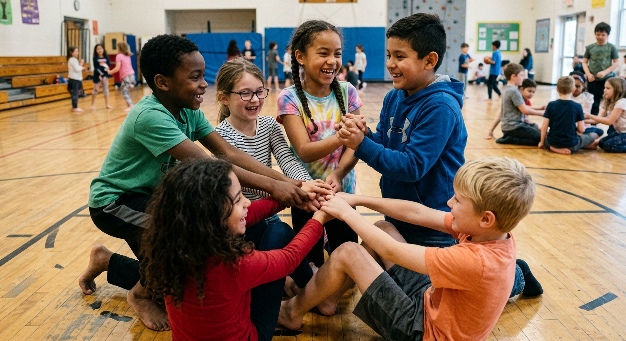 Indoor Team Building Games for Kids