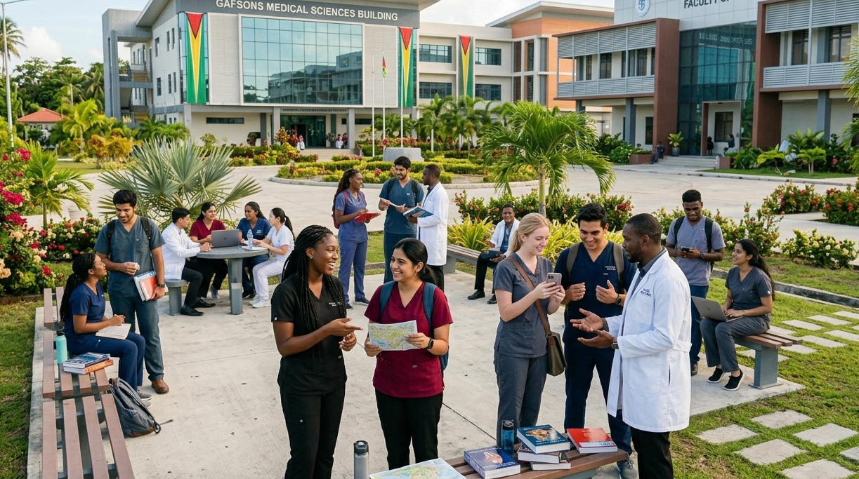 Student Community at a Medical University in Guyana