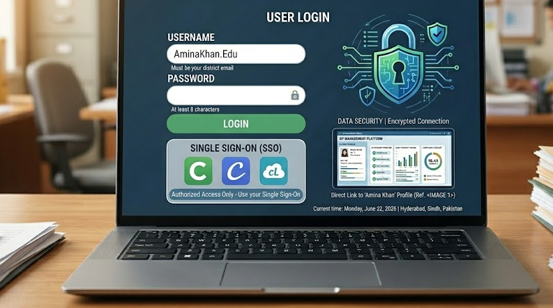 Secure School Login Portal