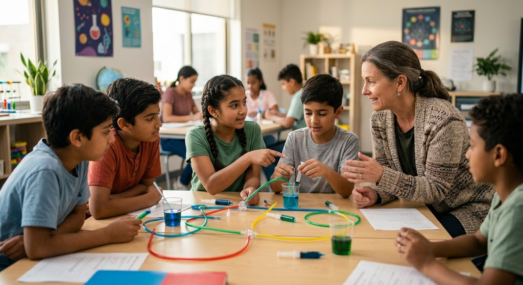 Teacher Facilitating Active Learning