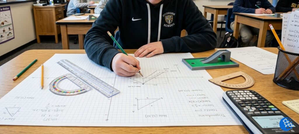 mini-golf trigonometry project