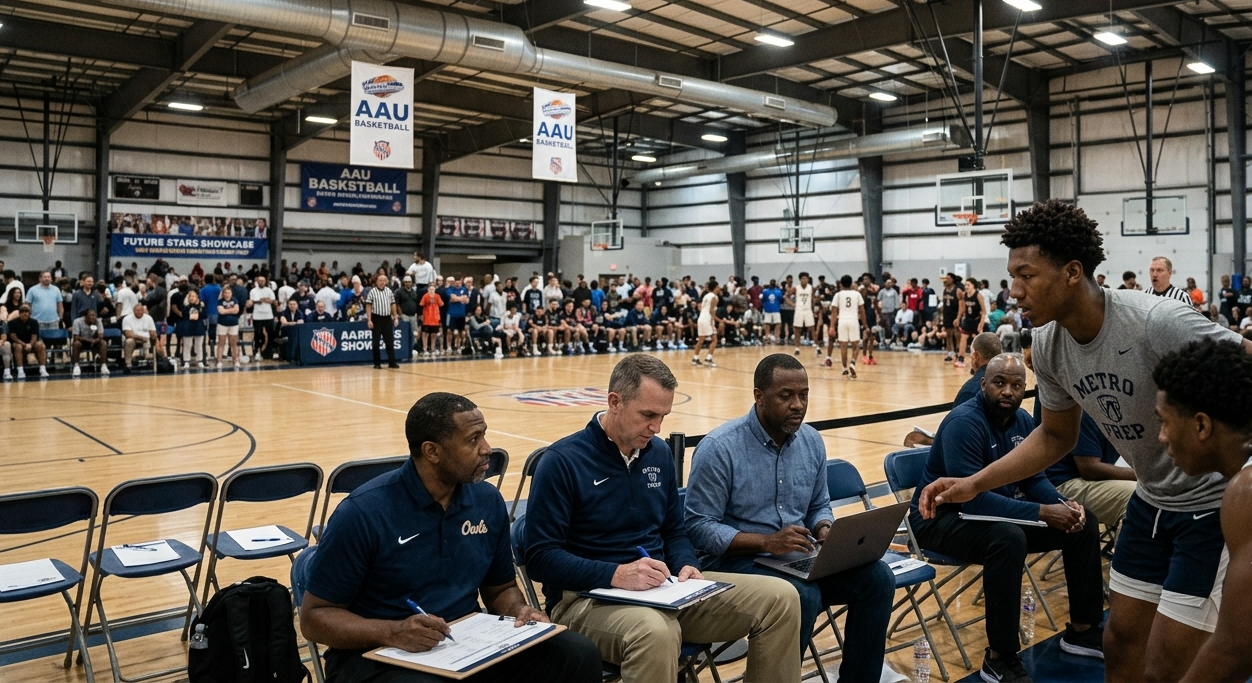 AAU basketball showcase attracting college scouts