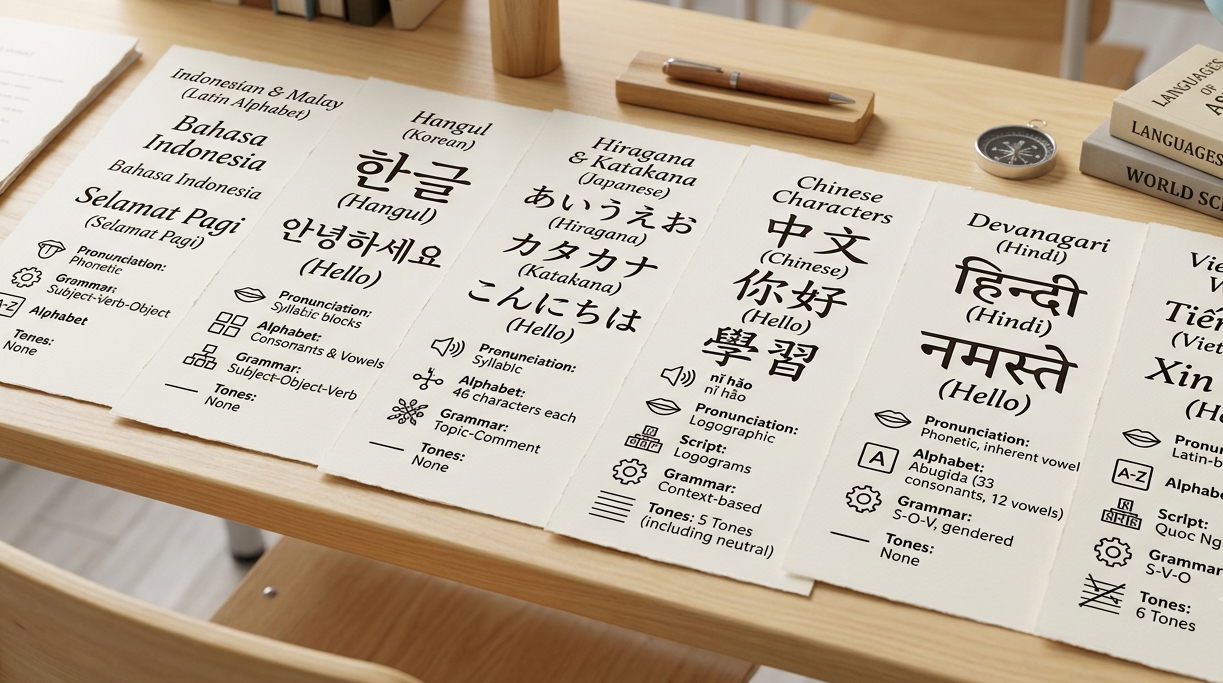 Different Asian Writing Systems Explained for Beginners