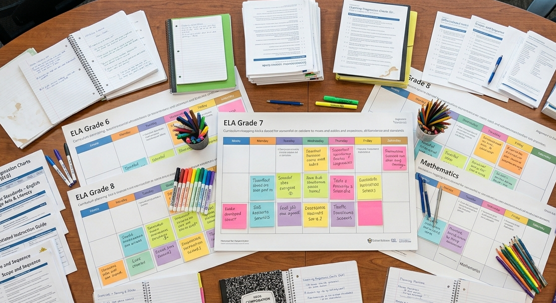 School curriculum roadmap and learning framework planning