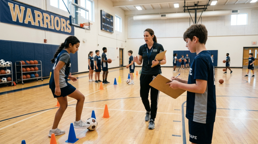 examples of formative assessment in physical education