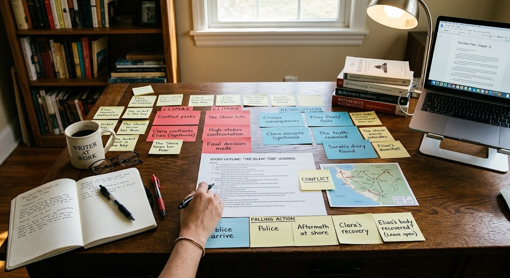Planning the ending structure of a short story