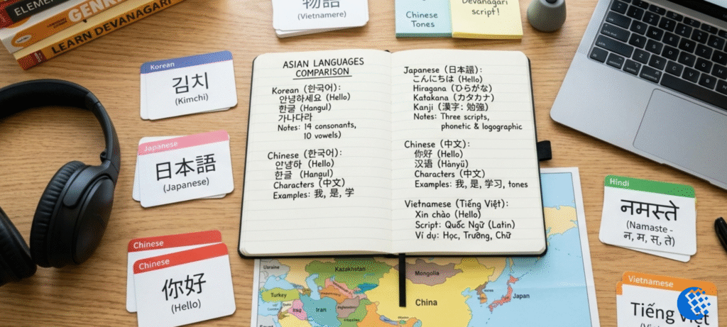 what is the easiest asian language to learn