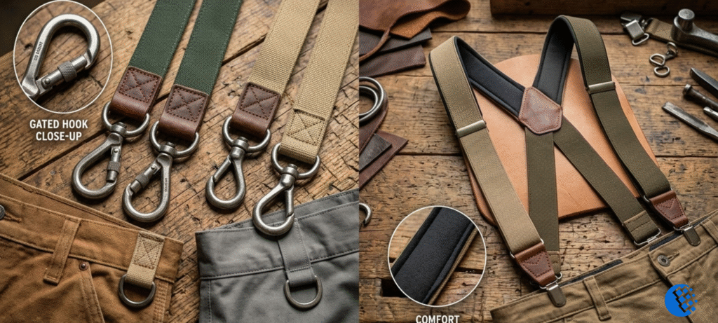 Hook suspenders