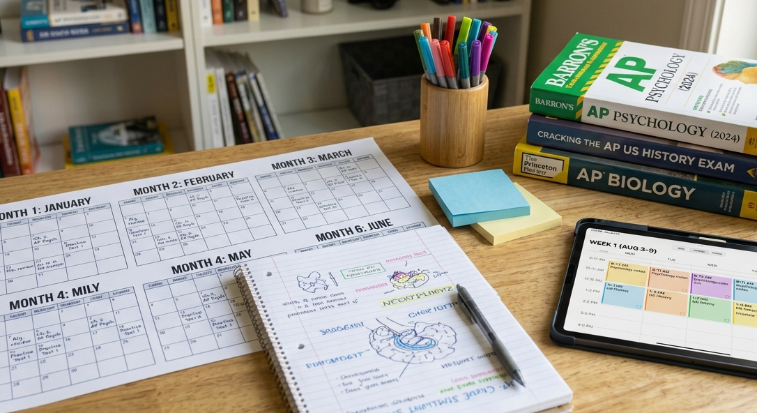 Six month AP self study planner