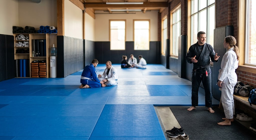 clean and welcoming Brazilian Jiu-Jitsu academy for beginners