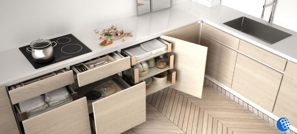 organizing a small kitchen