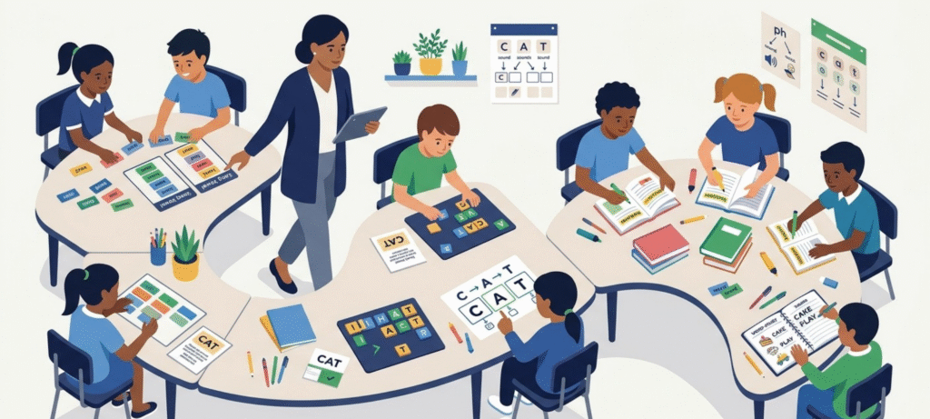spelling and word study activities including word sorts word building sound mapping and word hunts
